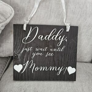 Black and White Wall Sign - Heartfelt Message